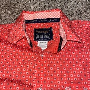 Wrangler George Strait Short Sleeve Button Up